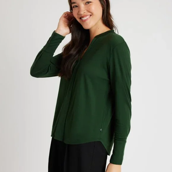 Kit & Ace Merino Jersey Blouse - Picture 2 of 6